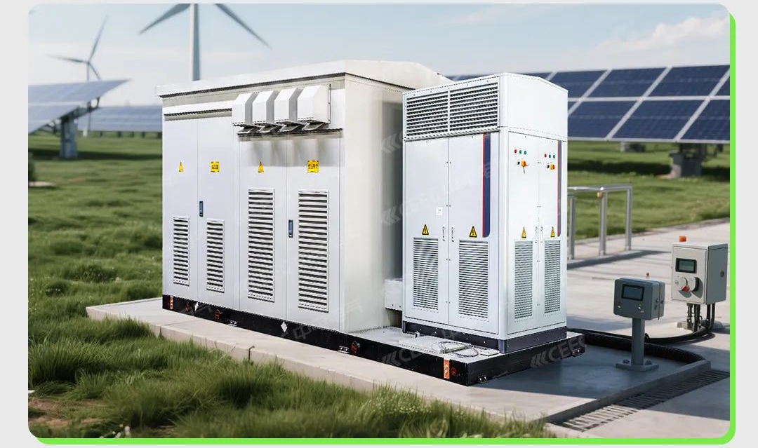 Prefabricated Solar Substation with Boosting Transformer and Inverter